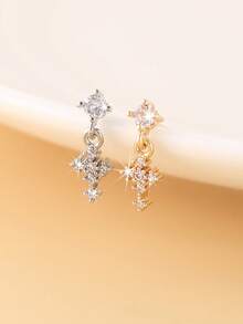 1 件女士悬挂式鼻钉/鼻环，适合鼻孔穿孔的身体饰品 - 彩色 - 查看 4