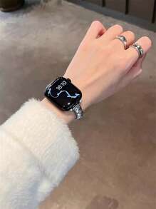 Neuer gebürsteter Blumenarmband-Riemen kompatibel mit 38/40/41/42/44/45/46/49mm I Watch Riemen I Watch Riemen I Watch Riemen I Watch Riemen I Watch Riemen Ultra/S10/9/8/7/6/5/4/3/2/1