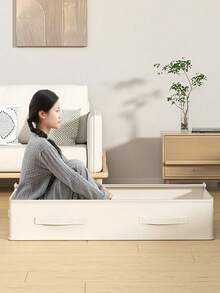 1pc/2pcs Hộp đựng đồ gia cố chống bụi dưới gầm giường có tay cầm để đựng chăn bông, chăn, đồ giường, gối và đồ chơi Phụ kiện phòng ngủ - Nhiều màu - Xem 6