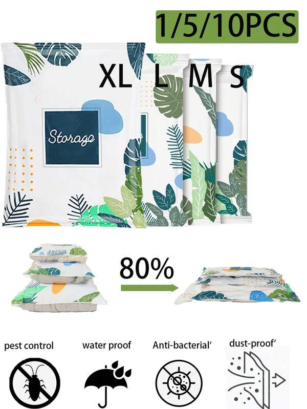 10 sacs de voyage à vide scellés, accessoires de voyage, sacs sous vide, articles de voyage essentiels, sacs de rangement sous vide, articles de voyage essentiels, sacs de rangement, articles essentiels pour les croisières, organisation et stockage, chambres à coucher