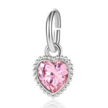 1 Pink Dream Series Love Rose, Four Leaf Clover, Cake, Carousel, Pink Love, Female Perfume Lipstick Small Skirt Beaded Pendant Accessories, Suitable For Bracelet Necklace DIY Jewelry Mother's Day Valentine's Day Often Jewelry Gifts