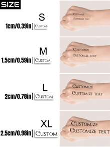 1-20Pcs Custom Text Temporary Tattoo Stickers, Personalized Tattoo Sticker, Customizable Valentine's Day Gifts, Suitable For Various Parties Such As Birthday Celebrations, Weekend BBQs And Cocktail Parties, Convenient Handmade Use,Multi-Functional,Ornamental,Letter,Solid Color,Exquisite,Stylish,Vintage,Modern,Colorful,Leisure,Basics,Casual,Soft,Unique,Customized,Personalized,Custom,Ideal Gifts For Her,Girlfriend,Her,Boyfriend,Friends,Stickers,Stickers