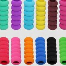 5 pezzi/10 pezzi Penna multicolore in legno nero con nucleo arcobaleno a 7 colori, matita a nucleo arcobaleno a 7 colori, per disegno creativo e graffiti dei bambini