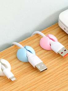 桌面线缆管理 - 手机充电线、耳机线、办公室/床边壁挂式线缆夹、数据线整理器、线缆保护器 返校