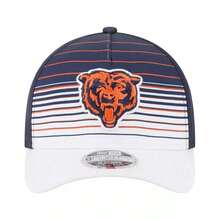 Men's White/Navy  Adventure Gradient 9FORTY M-Crown A-Frame Adjustable Hat |  | Men Baseball Cap - White/ Navy - View 1