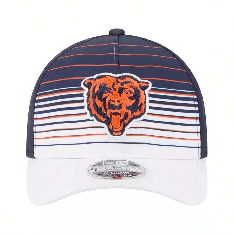 Men's White/Navy  Adventure Gradient 9FORTY M-Crown A-Frame Adjustable Hat |  | Men Baseball Cap - White/ Navy - View 1