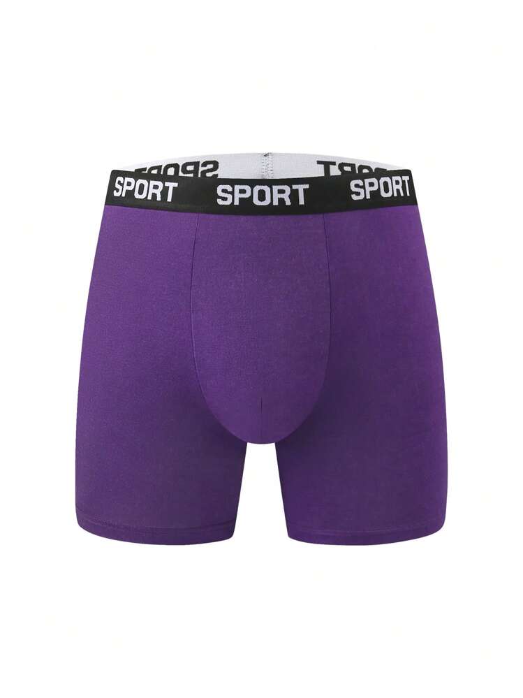 8 قطع من السراويل الداخلية للرجال بنمط رياضي ذو لو...