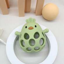 1pc Silicone Hollow Chicken Baby Teething Toy - Multicolor - View 5