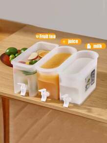 1 Piece 3.5L Cold Water Kettle, Large Capacity Modern Simple Design Cold Water Bucket With Faucet, Can Hold Lemonade, Juice, Can Be Put In The Refrigerator, Suitable For Summer, Home Life, Party, Wedding, Holiday Gift