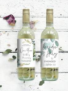 Custom Personalized Stickers And Personalized Logos Stickers For Parties, Birthdays, Christenings, Weddings Wine Bottle Stickers Design Your Own Stickers Personalized Stickers - Multicolor - View 7