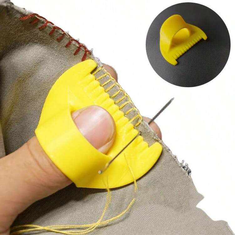 Easy Sewing Tool - Durable Plastic Edge Locking & Knitting Tool For Beginners And Seniors With 4mm And 3mm Spacing, Perfect For DIY Hand Sewing Projects, Sewing Accessories |   Ergonomic Design |   Smooth Surface - Pink - View 4
