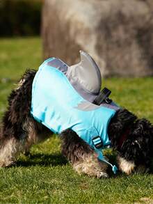 Summer Pet Reflective Adjustable High Buoyancy Fish Fin Lifejacket