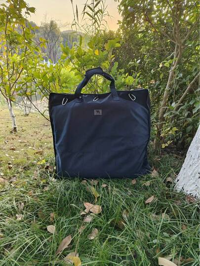 TGW RIDING English Horse Saddle Pad Bag, Preserves Saddle Pads, Multi-Compartment Design With Air Circulation 3D Mesh Band, Competition Bag For Horse Saddle Pads Storage, Oxford Cloth Exterior And Memory Fabric Interior, Fits Up To 5 Saddle Pads