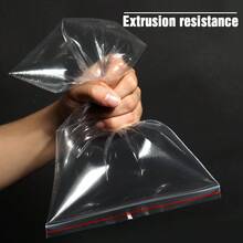 100pcs 1 Inch To 12 Inch Plastic Self-Seal Bags, PE Material, Reusable Ziplock Bags, 200Pcs Variety Pack, Double Layer 0.065mm Thick, Transparent Jewelry Pouches, Document Holders, Outdoor Camping Multi-Purpose Tool Bags, Holiday Gift Packaging, Clothes Storage Bags, Vacuum Seal Bags, Transparent Self-Adhesive Bags, Suitable For Transport, Travel, Outdoor Camping, Storage, Packaging, Gifts, Holidays - 100Pcs - View 7