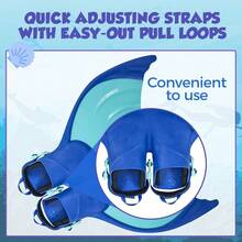 Body Glove Mermaid Linden Monofin - Blue - View 4