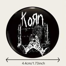 1pc 4.4cm/1.73inch Pattern Pin Badge, Button Badge, Suitable For Attaching On Clothing, Bags, Backpacks, A Fun Gift For Friends And Family - Black - View 5