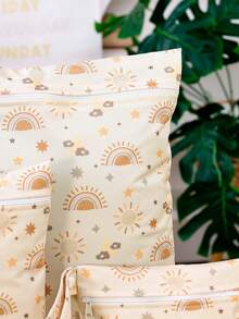 3pcs Reusable Waterproof Wet Dry Bag, Suitable For Travel, Beach, Pool, Baby Items, Yoga, Gym, Can Hold Swimwear Or Wet Clothes