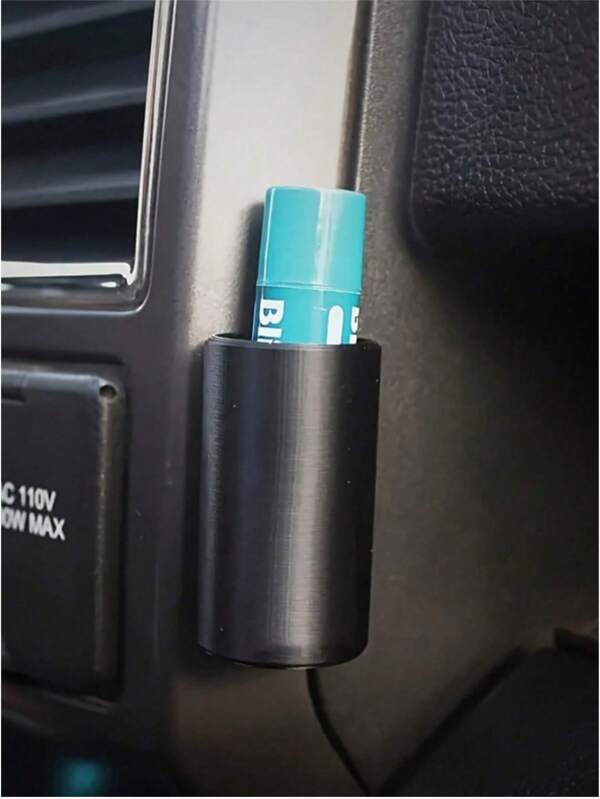 1 Pieza Soporte universal de silicona para bálsamo labial para coche - Organizador portátil de lápiz labial para mujeres, almacenamiento de maquillaje para automóvil con agarre seguro, regalo perfecto para ella, organizador de almacenamiento para mujeres, artículos esenciales de viaje, regreso a la escuela