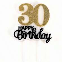 閃粉數字蠟燭。時尚吸睛的蛋糕裝飾，非常適合生日、週年紀念、成人慶典和主題派對。增添夢幻浪漫的氛圍，提升蛋糕的整體外觀