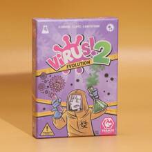 Tranjis Games - ¡VIRUS! Juego de cartas de evolución (Expansión) - Juego de cartas (TRG-12evo), El juego de cartas talla grande infeccioso, Inglés Francés Español, El juego de cartas talla grande popular, Multijugador, Para 2-6 jugadores, Juegos de San Valentín, Juegos de Año Nuevo