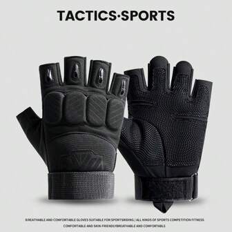 Buitensport Klimmen Beschermende Training Militaire Tactische Vingerloze Handschoenen Voor Wandelen, Kamperen, Fietsen