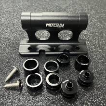 Szybkozłączka do mocowania przedniego widelca rowerowego MOTSUV – wytrzymały stop aluminium, wielokolorowy, odłączany uchwyt przedniego widelca, z mechanizmem zaciskowym i ochronną gumową uszczelką, zapewnia transport