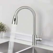 360° Rotating Kitchen Faucet With 2 Spray Modes, Water-Saving Sink Tap