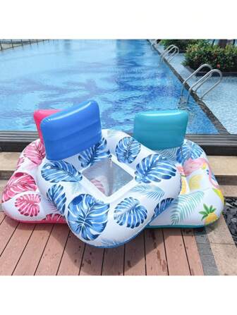 1 pezzo Cuscinetto galleggiante quadrato, galleggiante gonfiabile per piscina, sedia a rete galleggiante, adatto per piscina, spiaggia o lago, rete gonfiabile galleggiante