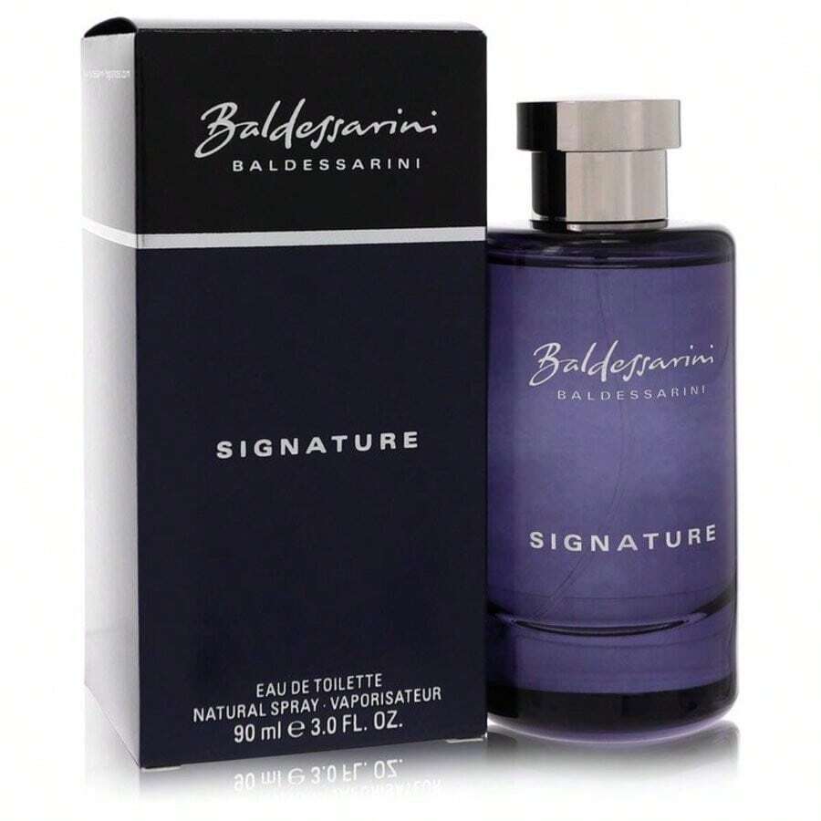 Hugo Boss Baldessarini 簽名淡香水噴霧 3 盎司男士 - 清晰/透明 - 查看 1