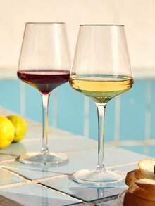 MICHLEY 2/4/6个装漂浮塑料酒杯，不易碎透明杯，Tritan塑料材质，可放入洗碗机清洗，适合露营、聚会、父亲节礼物 - 透明 - 查看 8