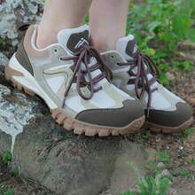 CC-Los Women's Waterproof Hiking Shoes Lightweight Breathable Walking Shoes For Outdoor Climbing Size 5.5-11 - 米色 - 查看 6
