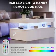 OYAJIA Coffee Tables - 白色 - 查看 7