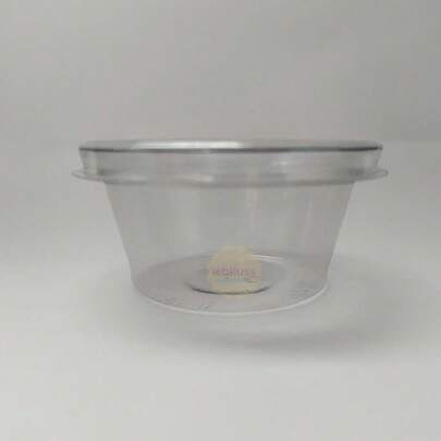 50 Unid Pote Molheira 30ml com Tampa Para Molhos Catchup Shoyu Mostarda Maionese Geleias