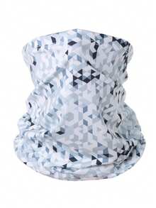 1 件装多用途头巾骑行围巾骑行头巾男女颈罩防晒冰丝户外钓鱼徒步头饰面罩