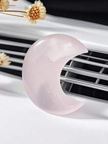 1 件装月亮水晶汽车通风口夹汽车清新剂夹汽车配件女士汽车配件女士汽车清新剂石英水晶汽车空气清新剂通风口夹最佳