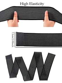 1Pc Elastic Wrap Ankle Support Brace Compression Knee Elbow Wrist Ankle Hand Support Wrap Gym Sports Bandage Strap ﻿,Compression Bandage Brace Support For Legs,Stabilising Ligaments, Squat,Basketball,Running