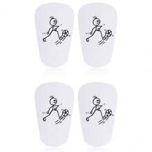 2 Pairs Mini Soccer Player Pattern Leg Guards, Thick Adult Clip-On Shin Pads - Durable Mini Soccer Shin Guards, Suitable For All Seasons - Multicolor - View 16