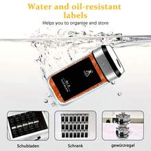 SAEIV Spice Jars With Black, Swivel Lid, 12/24/35 Spice Jars With Spice Labels. Perfect Organizer For Kitchen Spices, Spice Labels, Glass Spice Jar For Clear Storage Of Spices. - 35 Lao Hu Spice Jars - View 6