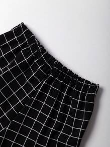 Look Estiloso e Moderno para Pré-Adolescente | Exclusivo conjunto blusa manga cumprida mais shorts saia xadrez|Festa Junina