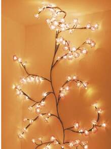 Gnkdfon Cherry LED Tree Branch Lights For Wall,USB Powered Willow Vine Lights Room Decor,Cherry Blossom Willow Vine Twig Decor Garland With 144 LED Lights And Remote,8 Lighting Modes,Vine Tree Decor Nightlight, Suitable For Indoor Atmosphere, Party, Holiday And Gift Ideas