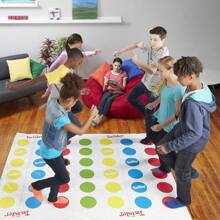 Tapete gigante del juego Twister - Juego de habilidad entretenido, Alfombrilla grande, Lunares de colores, Apropiado para reuniones familiares, fiestas infantiles, juegos de fiesta en interiores, actividades de trabajo en equipo