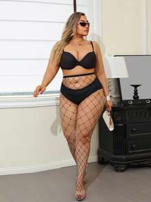 Collant curvi per donne, pantaloni aderenti ad alta elasticità, calze a rete traforata, collant sottili e sexy, calze velate nere nello stile Y2K, fascinosi, versatili, adatti per l'uso quotidiano in primavera ed estate