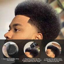 BUNEE Natural Hair Building Fibers For Men - 27.5g | Mediterranean Root Lifting Powder, Fibers For Fuller Hair, Smooth Texture, No Grease, Unisex-Adult, 27.5g - Multicolor - View 6