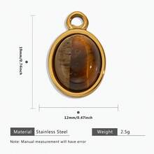 1pc Casual 304 Stainless Steel 18k Gold Plated Dragonfly Sun Cross Evil Eye Pendants DIY Jewelry Making Supplies For Women,Suit Party And Daily Life Wear - Pendant - View 9