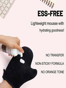 2 Återanvändbar självbruningsvante för kropp och ansikte, dubbelsidig appliceringsvante för lotion, tvättbar solbränningsvante för kroppsvård Spa-oljning - med tumme och sammetsfoder, solbrännings- och solskyddsmedelsvante för solfri solning, kroppslotion, solbränna, spray och gel, väska, organisering, förvaring, hårklämmor - Multifärgad - Visa 9