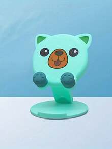 Cartoon Desktop Mobile Phone Holder, Creative Foldable Adjustable Mobile Stand, Portable Slouchy Phone/Tablet Mount, Suitable For Learning And Live Streaming, Easy To Store Phone - Multicolor - View 14