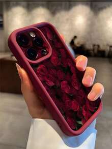 Funda para teléfono con estampado de carey. Funda clásica retro con estampado floral de rosas. Funda de TPU suave, anticaídas, antideslizante y antigolpes. Compatible con phone S. Funda para phone 5/15 Plus/15 Pro/15 Pro Max (1 unidad) - Multicolor 3 - Ver 7