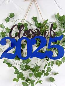 2025 届木制标志毕业装饰蓝色 2025 届毕业照拍摄道具 2025 届毕业典礼木制标志毕业派对装饰 - 家居装饰 - 派对装饰 - 房间装饰 - 藍色 - 查看 3