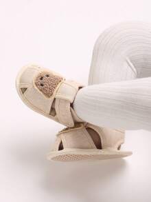 1 Pair Children Casual Slippers, Round Toe Low-Top Anti-Slip Shoes, Infant Sandals For Spring/Summer - Apricot - View 6