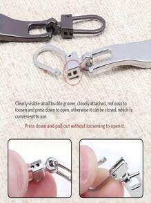 6/8/10 Pieces Of Multi-Color Detachable Zipper Pullers Instant Zipper Repair Kit Pullable Pullers - Easily Replace Torn And Broken Zippers Down Jacket Jackets Bags Universal Zipper Pullers Snap Repair Pendant Zipper Pullers Universal Accessories For Bags , Clothes, Backpacks, Wallets And Handicrafts - Black Embroidery Supplies Travel Essentials Travel Accessories Vacation Summer Holiday Back To School